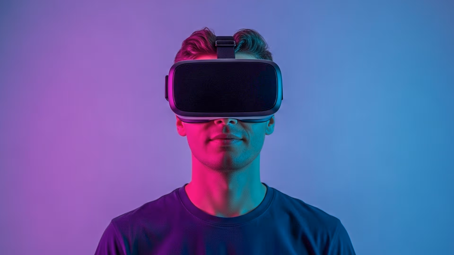 Futuristic Virtual Reality Hero